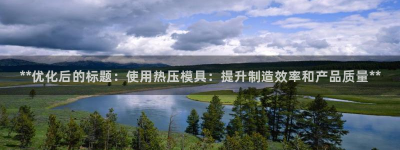 易倍科华生物科技有限公司：**优化后的标题：使用热压模具