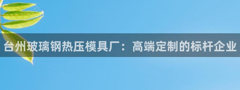 emc全站下载：台州玻璃钢热压模具厂：高端定制的标杆企业