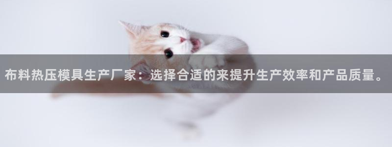 易倍申片的功效与作用：布料热压模具生产厂家：选择合适的来